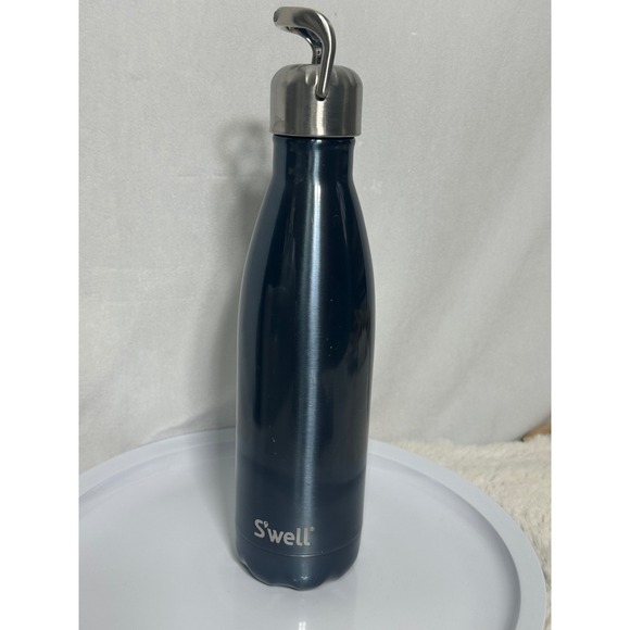 S'well Other - Swell 17oz Stainless Steel Insulated Water Bottle Navy Blue Metallic with Handle